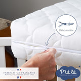 Matelas BÈbÈ Bamboo - 70x140x10 cm - Viscose Douce - DÈhoussable - Sans traitement chimique