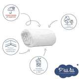 Lot de 2 Proteges matelas Bébé - 60x120 cm - Alese Imperméable et Micro Respirante - Lavable a 90°C - Souple et Silencieux