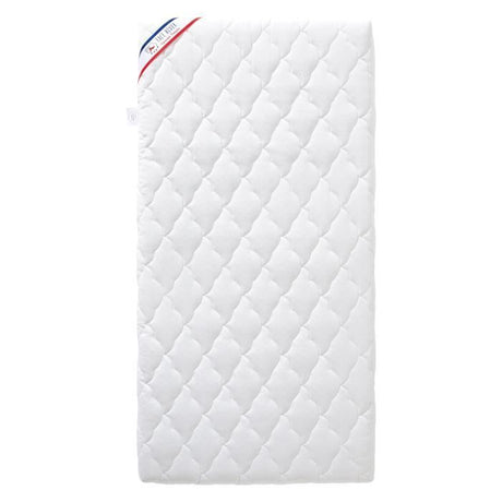 Matelas Bébé Climatisé - 70x140x10 cm - Reversible - Déhoussable - Anti Acarien - Fabrication Française