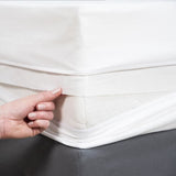 Housse intégrale matelas Imperméable - Anti-Punaise de lit - 70x140x15 cm - Fermeture à glissière - Sans traitement chimique