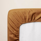 Drap housse - P'TIT DODO - 60 x 120 cm - Jersey - Caramel