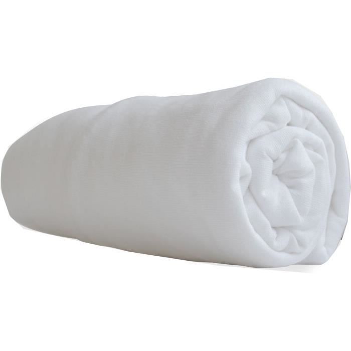 Drap housse imperméable pour lit cododo - P'TIT DODO - 50 x 85 cm - Blanc
