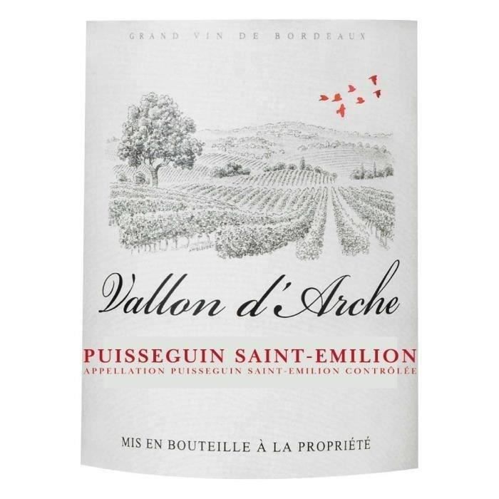 Vallon d'Arche 2020 Puisseguin Saint-Emilion - Vin rouge de Bordeaux