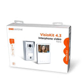 Interphone vidéo filaire, coloris blanc - VisioKit 4.3 - SCS SENTINEL - Garantie 3 ans