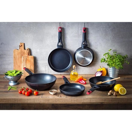 Poele profonde - PYREX - 1455027 - En aluminium forgé - Antiadhésif - 28 cm - Sans PFAS