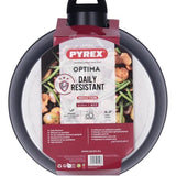 Poele profonde - PYREX - 1455025 - En aluminium forgé - Antiadhésif - 24 cm - Sans PFAS