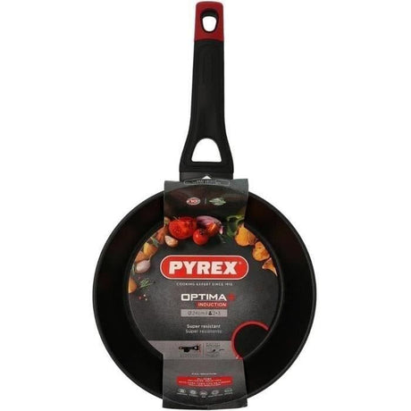Poele profonde - PYREX - 1455025 - En aluminium forgé - Antiadhésif - 24 cm - Sans PFAS