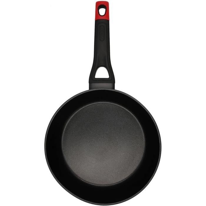 Poele profonde - PYREX - 1455025 - En aluminium forgé - Antiadhésif - 24 cm - Sans PFAS