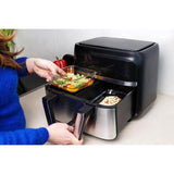 Plat air fryer - PYREX - 1450141 - Carré - En verre borosilicate - 20 x 17 cm