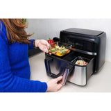 Plat air fryer - PYREX - 1450142 - Carré - En verre borosilicate - 25 x 22 cm