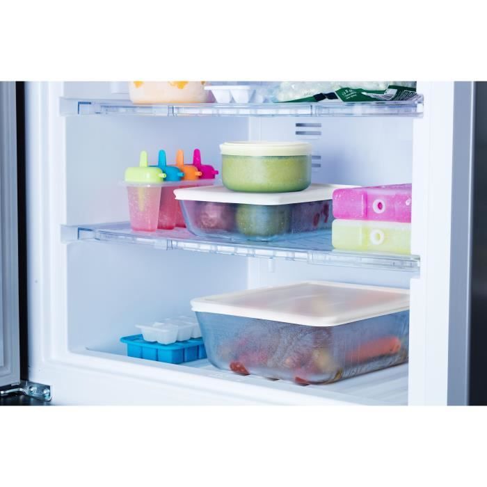Boîte de conservation rectangulaire - PYREX - 1451004 - Couvercle en plastique - Verre borosilicate - 19 x 14 cm
