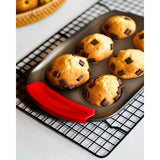 Moule ŕ muffin - PYREX - 1452001 - Rond - En acier carbonne - Antiadhésif - 6 trous
