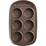 Moule a muffin - PYREX - 1452001 - Rond - En acier carbonne - Antiadhésif - 6 trous