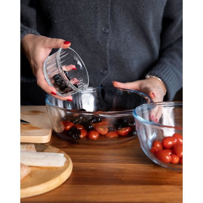 Cocotte - PYREX - 1450094 - Ronde - En verre borosilicate - 3 litres