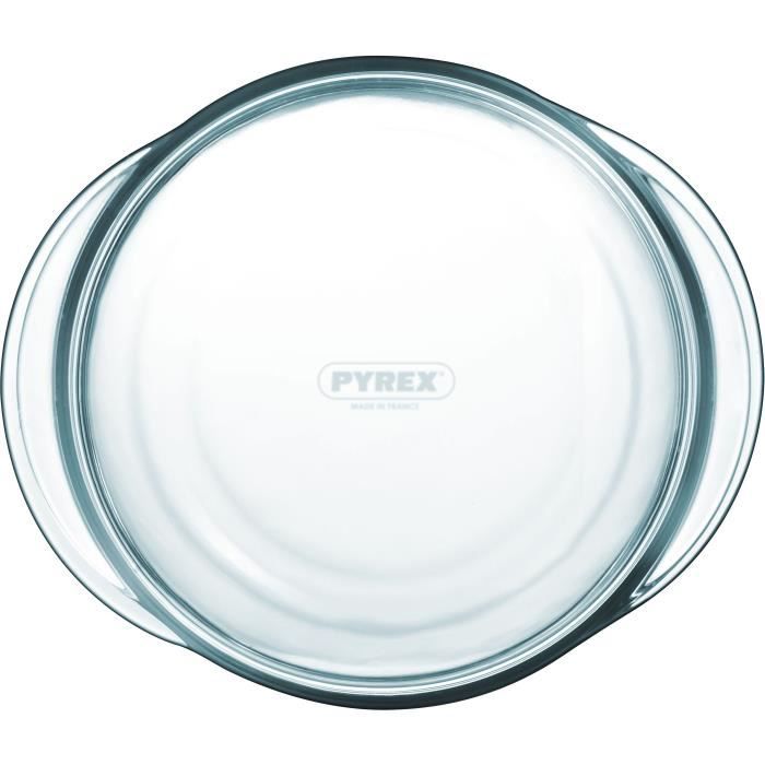 Cocotte - PYREX - 1450094 - Ronde - En verre borosilicate - 3 litres