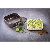 Moule a charniere - PYREX - 1452080 - Carré - En acier carbonne - Antiadhésif - 24 cm