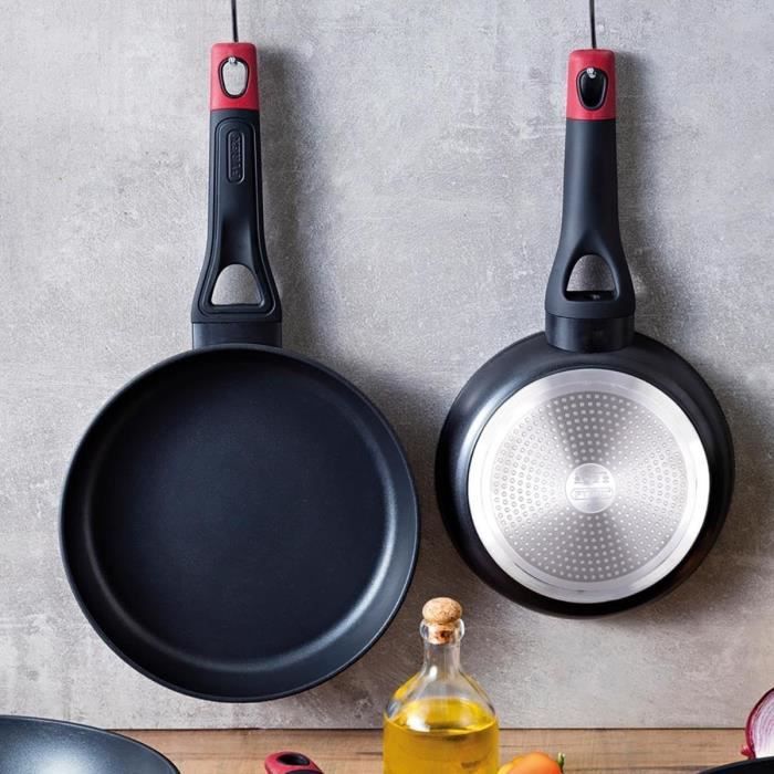 Poele - PYREX - 1455018 - En aluminium forgé - Antiadhésif - 26 cm - Sans PFAS