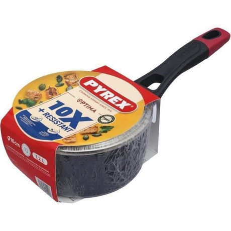 Casserole + couvercle - PYREX - 1455030 - Antiadhésif - 16 cm - Sans PFAS