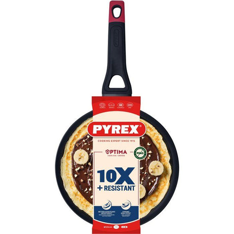 Crepiere - Tous feux dont induction - PYREX - Optima - Ř 25cm - Sans PFAS - Noir