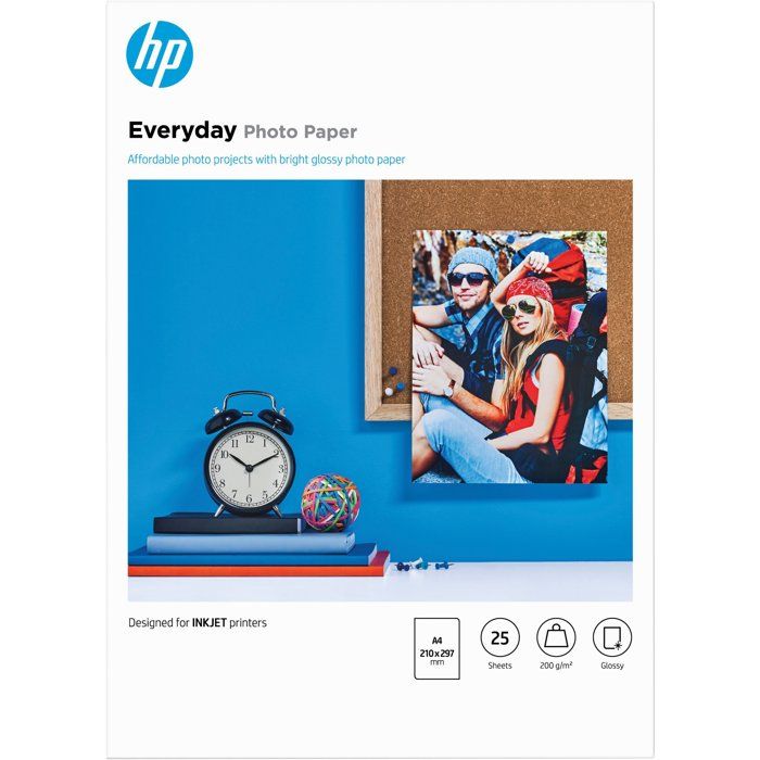 Papier photo HP Q5451A - 25 feuilles A4