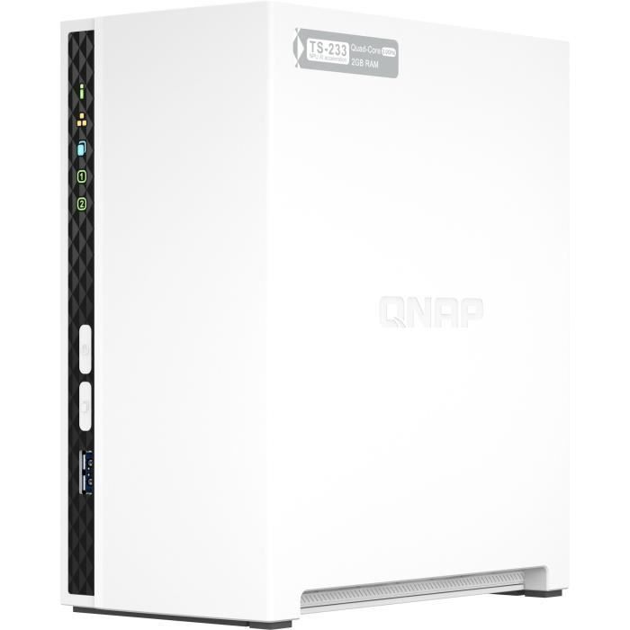Server NAS - QNAP - TS-233 - 2 baies - 2 Go