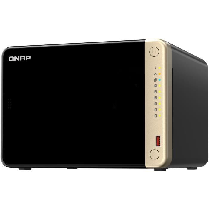 Server NAS - QNAP - TS-664 - 6 baies - 8 Go