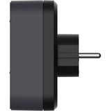 Biplite - QUARX - 2P 16A - Noir et gris anthracite, conforme NF