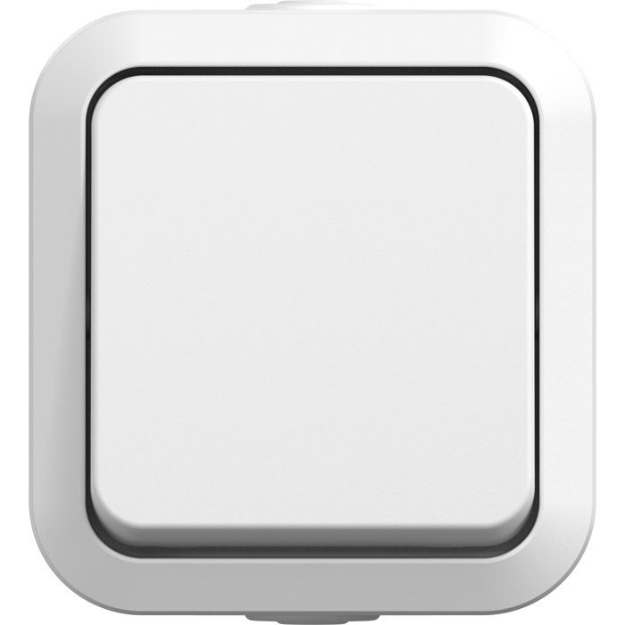 Va-et-vient étanche - QUARX - Aqua Pro - IP55 - 250V -10AX - Connexion rapide - Blanc