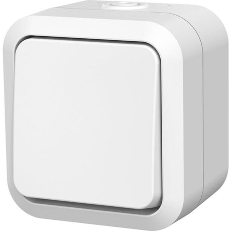 Va-et-vient étanche - QUARX - Aqua Pro - IP55 - 250V -10AX - Connexion rapide - Blanc