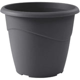 EDA Pot de fleurs rond non percé MARINA - 23 L - Ø 40 x H 33,7 cm - Gris anthracite