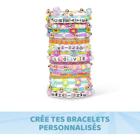 Kit de création de bracelets d'amitié - BANDAI - Rainbow Loom - Wrapit - 648 pieces - 20 projets DIY