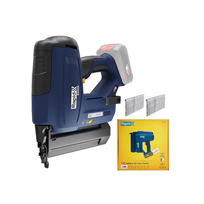 Cloueuse électrique - RAPID - BNX50 - Batterie 18V - Pour clous n°8/20-50mm - Boîte sans batterie - (5001501)