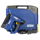 Agrafeuse électrique - RAPID - BTX553 - Batterie 18V - Pour agrafes et clous - Coffret (Boîte + batterie + chargeur) - (5001506)