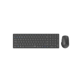 Ensemble clavier souris - RAPOO - 9700M - Sans fil - AZERTY - Ultra-slim - Noir