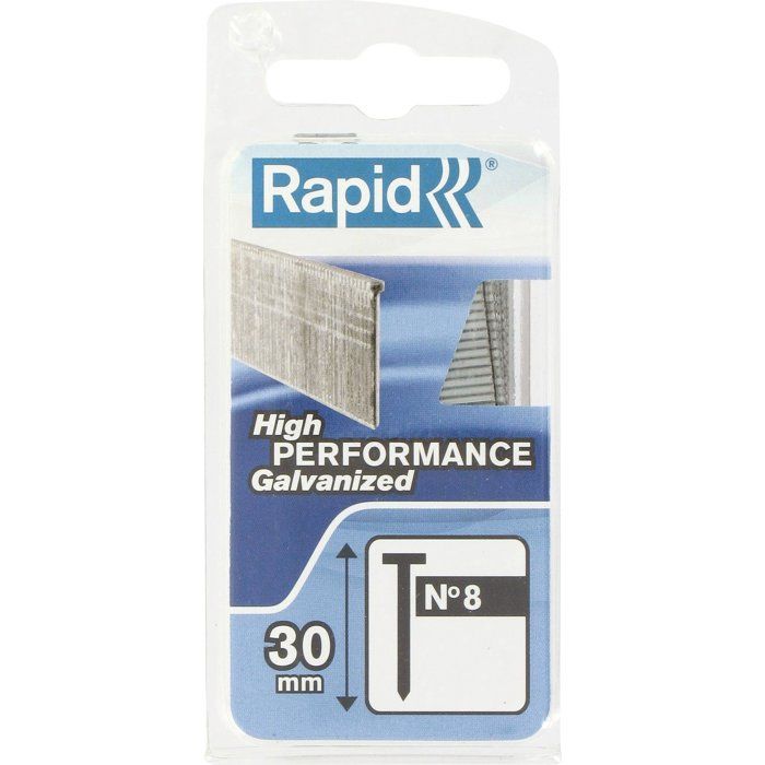 Pointes - RAPID - N°8 - Galvanisées - Fil fin - 30 mm