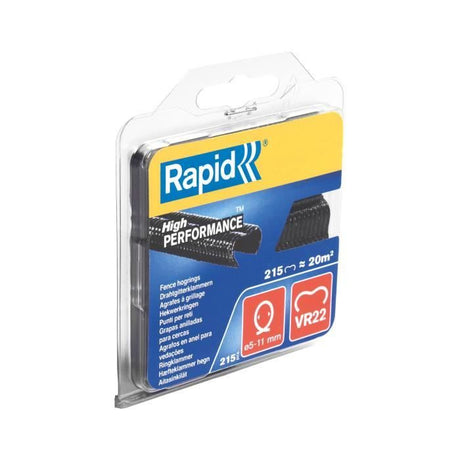 RAPID 215 agrafes VR22 noires