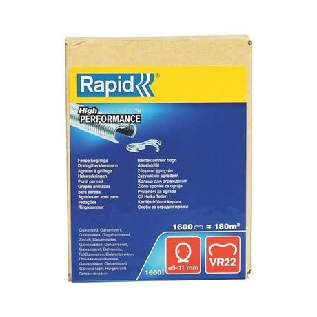 RAPID 1600 agrafes VR22 galvanisées