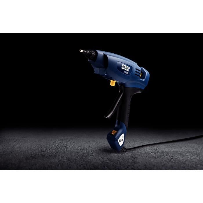 Pistolet a colle - Rapid - PRO EG380 - 400W - Débit 2200 g/h - Température réglable 120-230°C