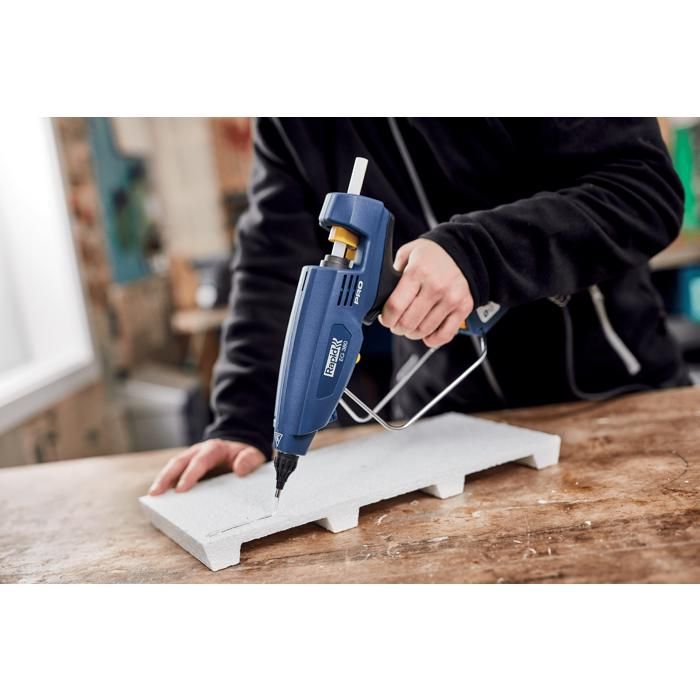 Pistolet a colle - Rapid - PRO EG380 - 400W - Débit 2200 g/h - Température réglable 120-230°C