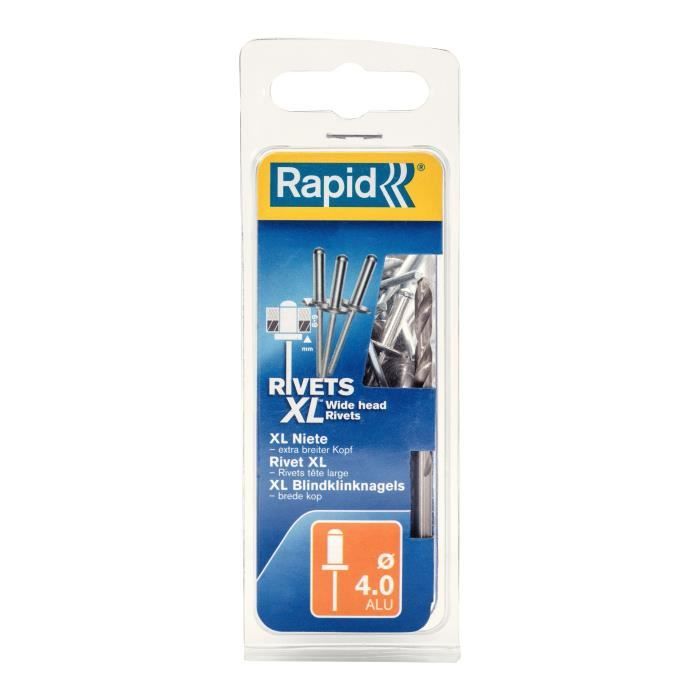 RAPID Rivets XL Ø4 x 10 mm 50 pcs