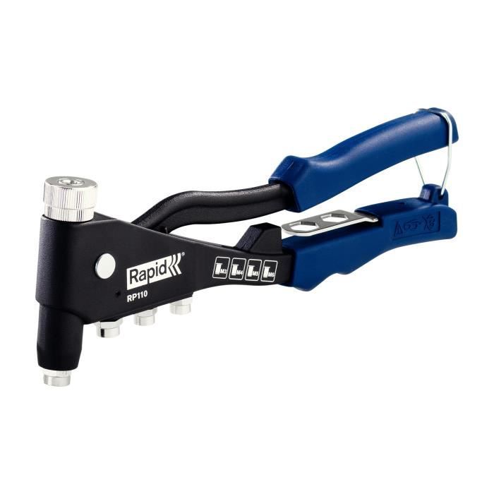 Pince écrous a sertir - RAPID - RP110 - M3/M4/M5/M6 - Aluminium trempé