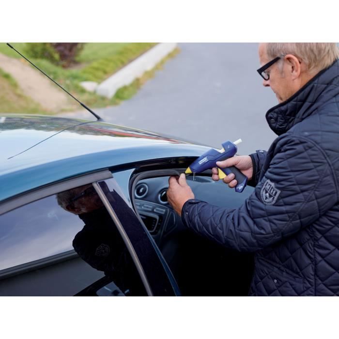 Pistolet a colle - RAPID - CG270 - Cordon amovible pour colle Ø12mm - Sans fil - Coffret Pistolet + colle 10 sticks - (5001445)