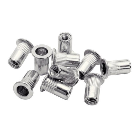 Écrous a sertir - RAPID - M8 - Pour vis Ř8mm - Blister de 20 + 1 Foret Ř11mm - (5001482)