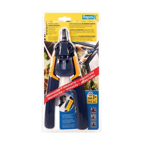 Pince démultipliée rivets - RAPID - RP100 Multi - Pour rivets aluminuim et acier inoxydable - Blister - (5001487)