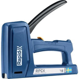 Agrafeuse manuelle - RAPID - RPC4 - Pour isolation - Pour bricolage - Pour agrafes et clous - 4 en 1 - 4 projectiles - (5001631)