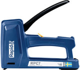 Agrafeuse manuelle - RAPID - RPC7 - Pour isolation - Pour bricolage - Pour agrafes et clous - 7 en 1 - 7 projectiles - (5001632)