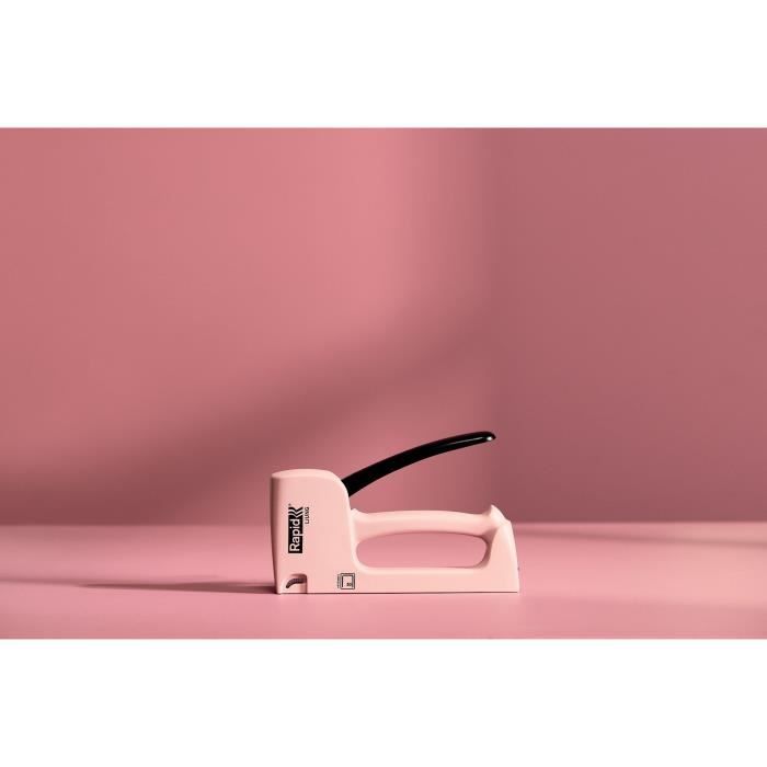 Agrafeuse manuelle éco-responsable Spirit of Sweden - RAPID - R53 - Pour agrafes n°53/4-10mm - Ljung (Rose Bruyere) - (5001616)
