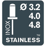 Pince rivets - RAPID - RP10 - Riveteuse pour rivet - Blister (inclus 100 rivets) - (5000376)