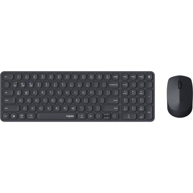 Ensemble Clavier-Souris - RAPOO - 9310M - Sans-fil - Multimode - Ultra-Slim - Noir
