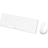 Ensemble Clavier-Souris - RAPOO - 9310M - Sans-fil - Multimode - Ultra-Slim - Blanc